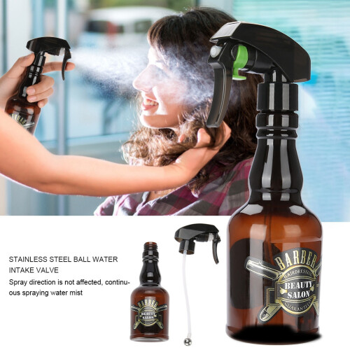 Friseur-Sprühflasche Wasserzerstäuber (Braun) 1