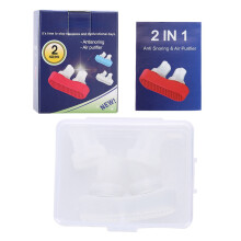 Upgraded Anti-Snore Nose Purifier with Air Filter - White
