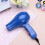 220V Draagbare Mini Föhn Compact Opvouwbaar US Plug Blauw 3