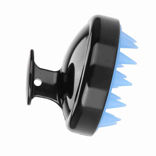 Siliconen shampoo borstel zwart 1