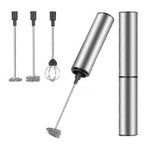 compatible for Milk Frother Handheld Coffee Frother Electric Whisk Usb Rechargeable Foam Maker Bubbl