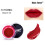 Wasserdichter Matt-Lipgloss 9# Eleganter Rot 2