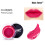Wasserdichter Matt-Lipgloss 4# Rosa-Purpur 2