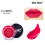 Wasserdichter Matt-Lipgloss 1# Mousse-Rot 2