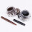 2 Farben wasserfeste Eyeliner-Creme mit Pinseln 3