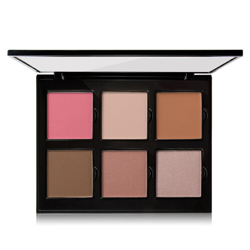 6-farbige matte Lidschatten-Palette Concealer Beauty
