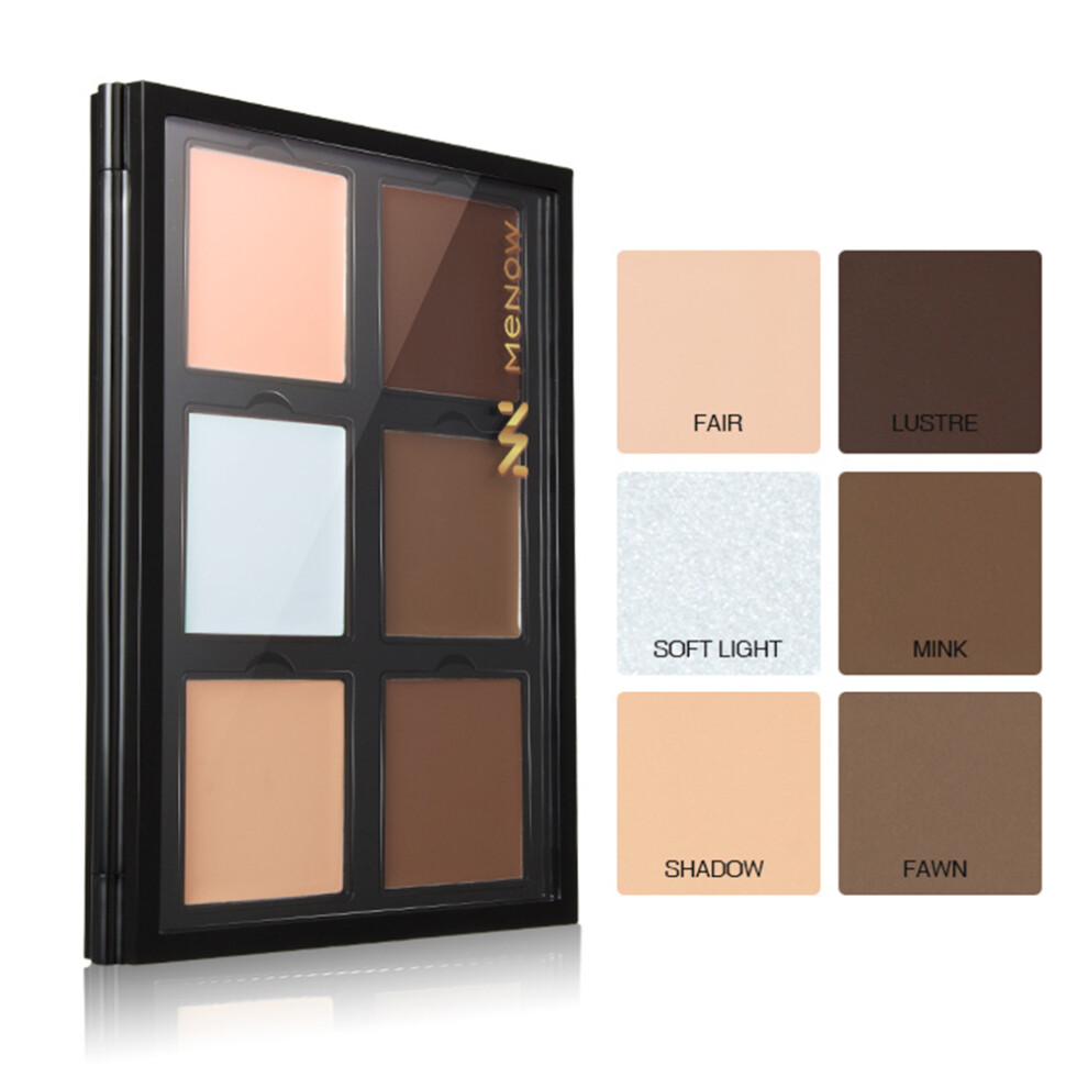 Cream 6 Colors Makeup Concealer Palette Long Lasting Coverage