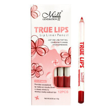 12x wasserfeste Lippenstift-Gloss 58#