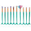 10Pcs Fiber Eye Shadow Brush Set Kit 5# 1