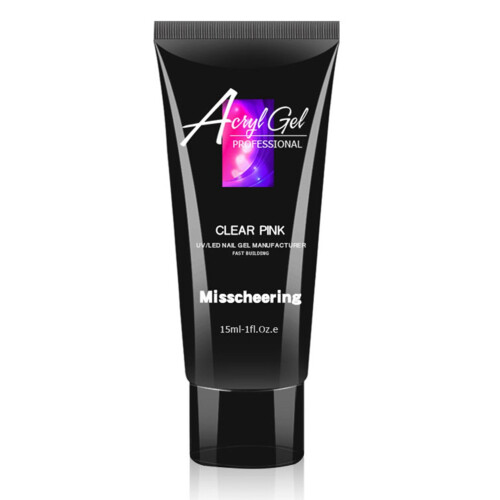 15ml UV Gel Builder Crystal Nail Glue 7#CLEAR PINK