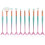 10Pcs Fiber Eye Shadow Brush Set 3# 1