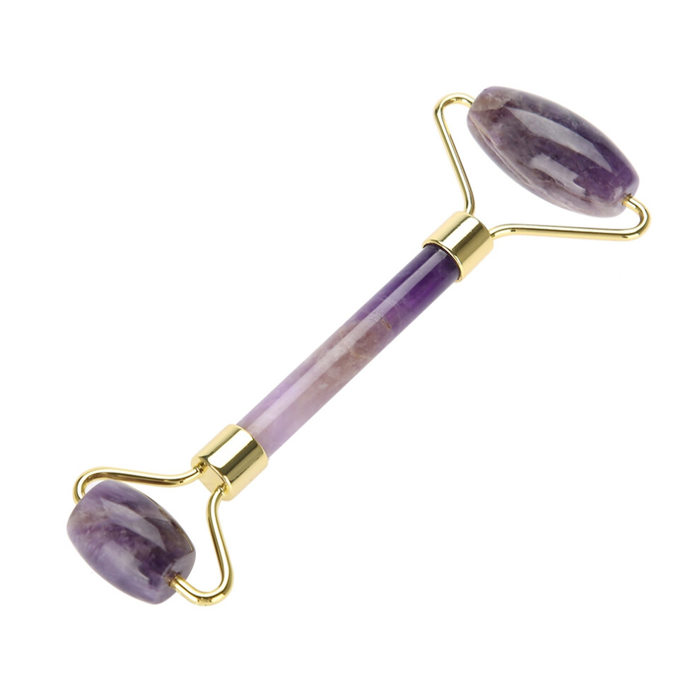 Natural Jade Roller Anti Wrinkle Face Eye Massage Amethyst