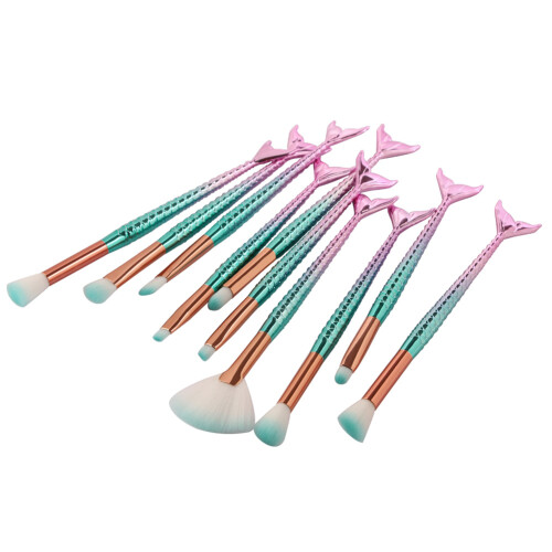10Pcs Fiber Eye Shadow Brush Set 3# 1