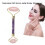 Natürlicher Jade-Roller-Gesichts-Massagegerät Rose Amethyst 5