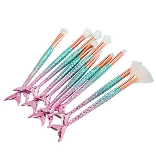 10Pcs Fiber Eye Shadow Brush Set 3# 2