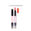 Doppelspitzen-Matte-Lipgloss, wasserfest, langhaltend #10 1