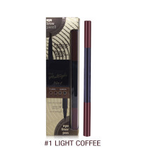 Double Head Waterproof Eyebrow Pen Eyeliner Pencil 1#