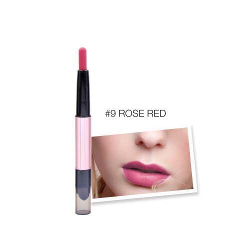 Doppelspitzen-Matte-Lipgloss, 9# 2