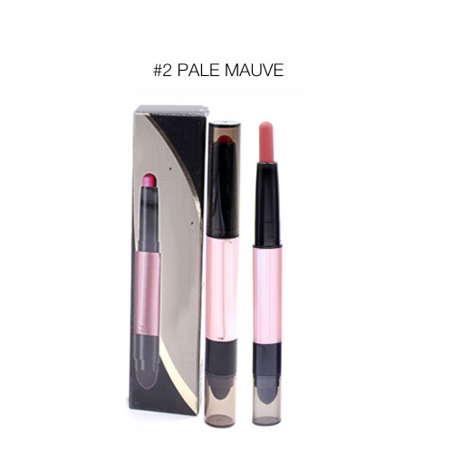 Doppelspitzen-Matte Lipgloss wasserfest 2# 1