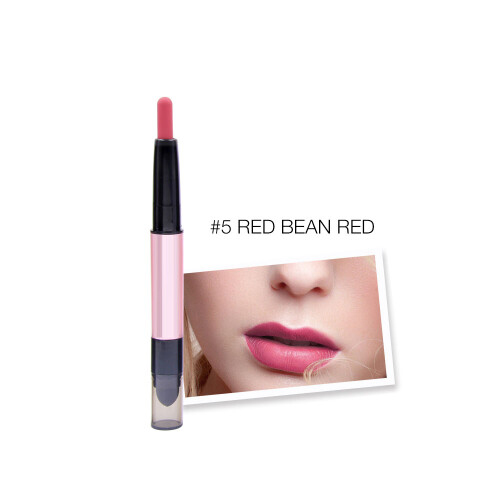 Doppelspitzen-Matte-Lipgloss, 5# 1