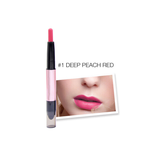 Doppelspitzen-Matte-Lipgloss, wasserfest, langhaltend #1 1