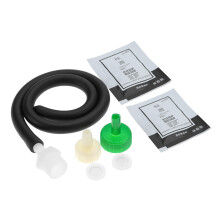 Weiches Silikon Analreiniger Enema Schlauchset Schwarz 50cm