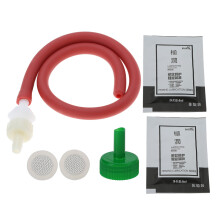 Weiches Silikon Analreiniger Enema Schlauchset Rot 50cm