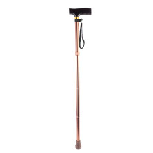 Holzgriff-Faltstock für Blinde, verstellbar, Bronze