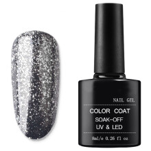 8ml Nagellack Glitzer UV/LED Gel Abziehbar 8#108