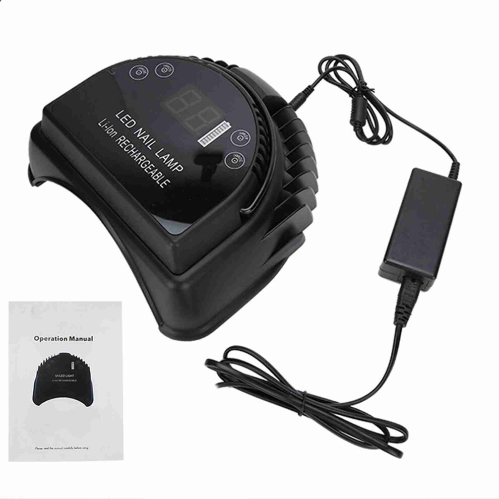 Rechargeable Manicure Pedicure Nail Lamp 64W UV Gel Dryer