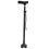 Adjustable Aluminum Cane T Handle 4-Pronged Base All Terrain 1