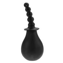 Schwarzes Silikon Analdusche Enema Birne Portable Vaginalreiniger A7