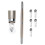 Tattoo-Set Doppelend Augenbraue Tinte Roller Nadeln 4