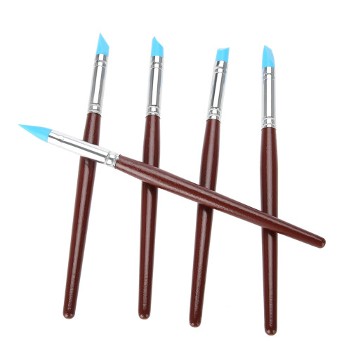 Set 5 Pennelli in Silicone per Modellare e Scolpire Denti 1