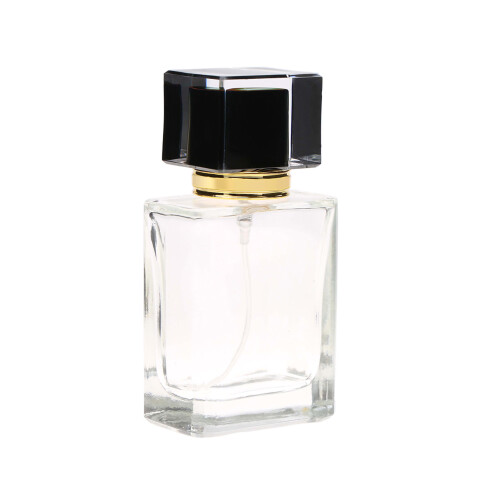 Flacone Spray Metal 50ml Nero Portatile 1