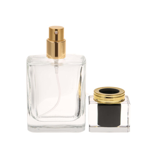 Flacone Spray Metal 50ml Nero Portatile 2