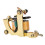 Professionele tattoo machine met 10 spoelen Goud A 2