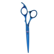 Professionelle Haarschneidenschere für Hunde Blau Schneiden