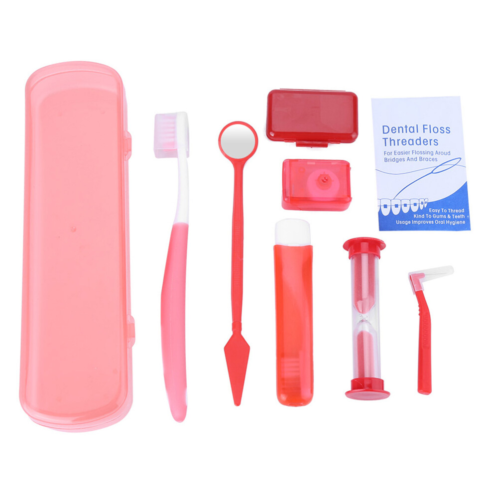 Tooth Brush Mouth Mirror Interdental Brush Dental Floss Oral Care 01#