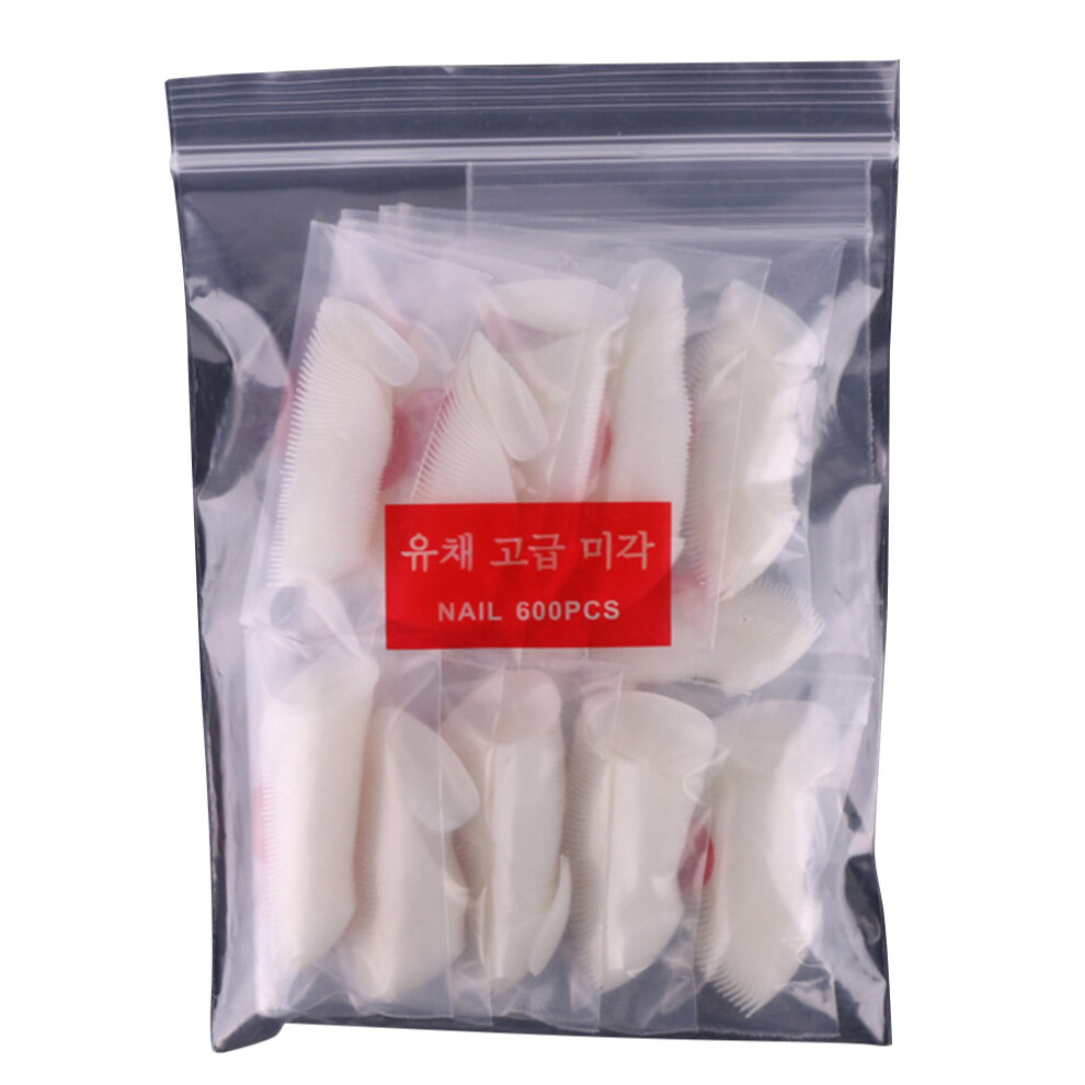 600Pcs Natural Fake Nail Art Tips