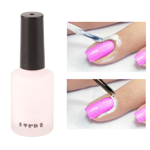 15ml Nagellack Kleber Anti-Überlauf Rosa 1