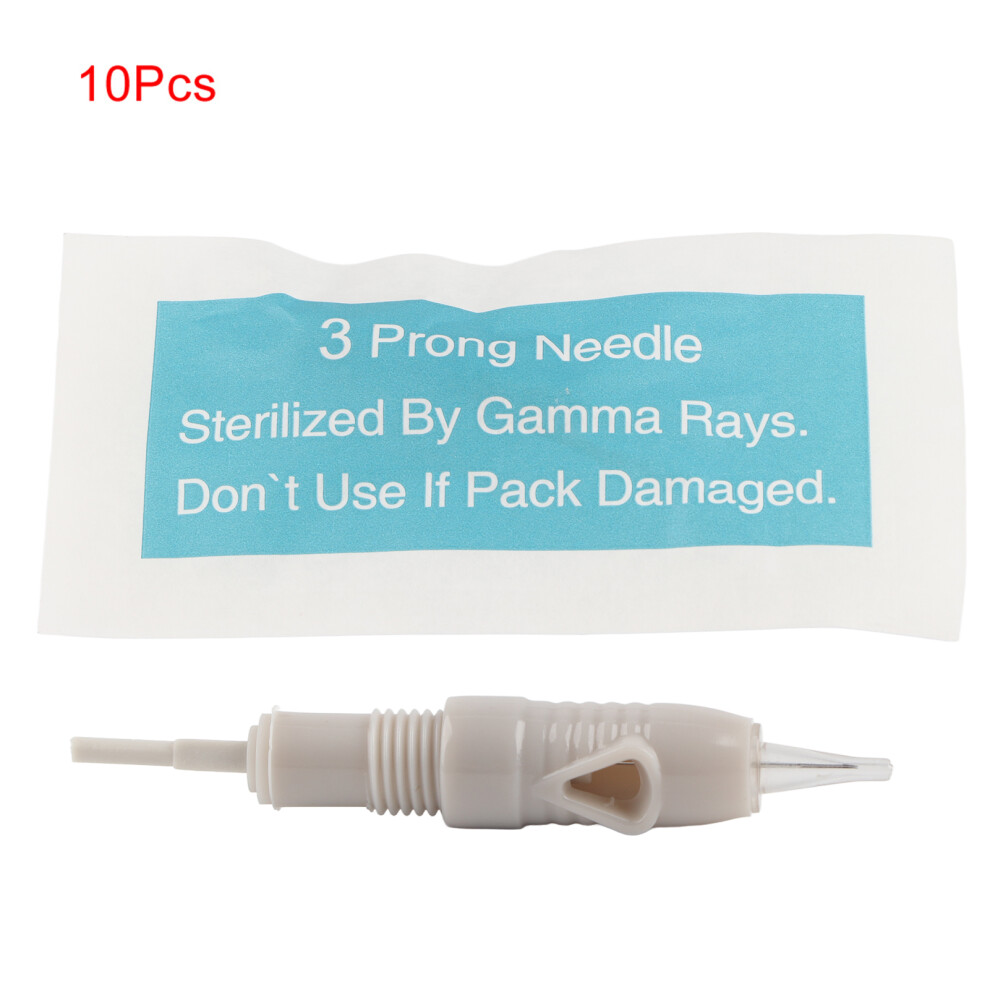 10Pcs Eyebrow Lip Tattoo Cartridge Rotary Micro Needle Sterile