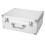 Silberner Aluminium Tattoo-Koffer mit Schaumstoff 1