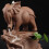 Cute Elephant Backflow Incense Burner Ceramic Incense Holder for Decor 3