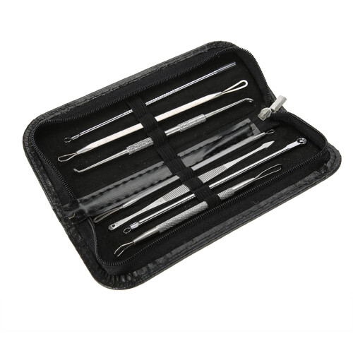 7Pcs RVS Blackhead Verwijderingsset