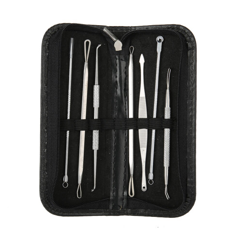 7Pcs RVS Blackhead Verwijderingsset 1