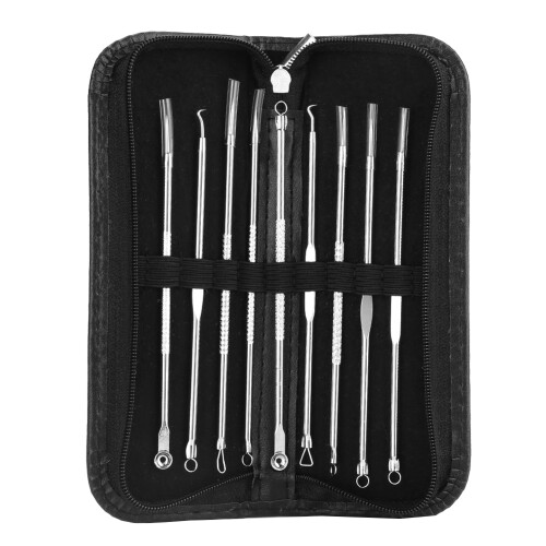 9Pcs RVS Blackhead Extractor Set #03 1