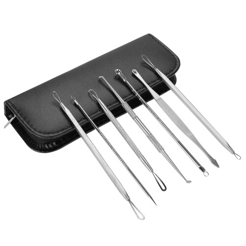 7Pcs RVS Blackhead Verwijderingsset 2