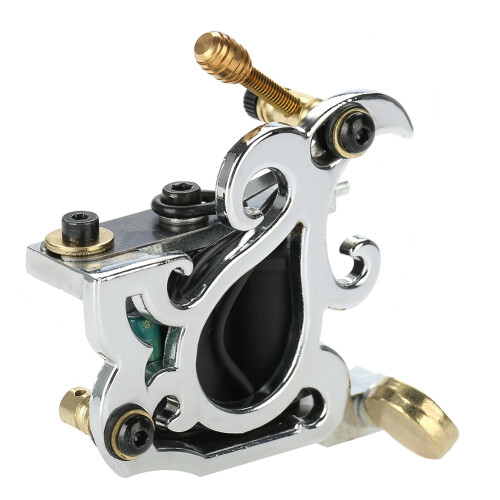 Alloy Tattoo Machine Liner Shade 10 Wraps Coil 2