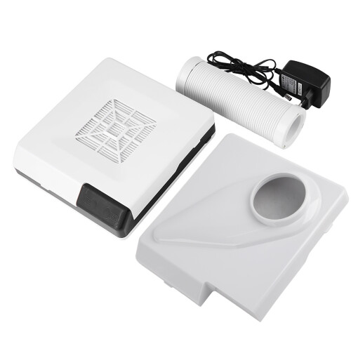 60W 2-in-1 Nagelstaubabsauger (Weiß)